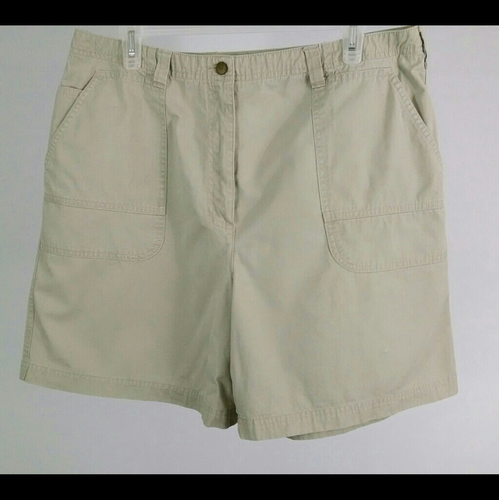 Talbots Women"s Khaki Casual Shorts size 16